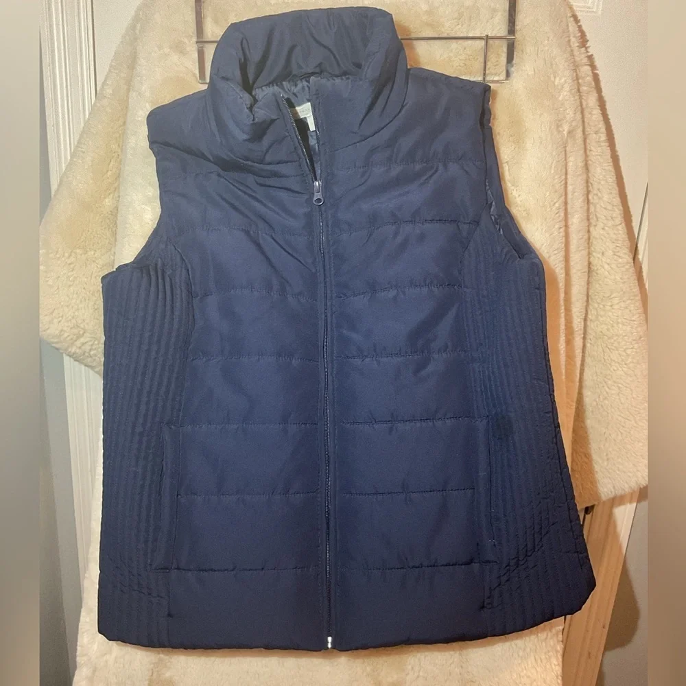 New York & Co Navy Puffer Jacket - Picture 1 of 3